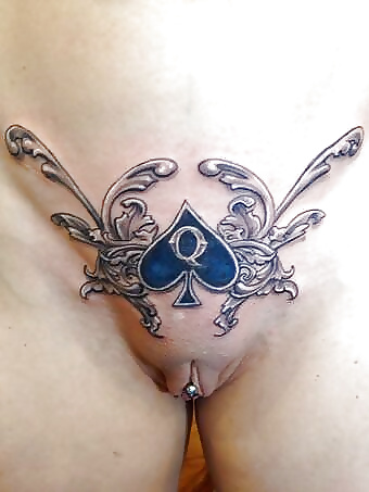 Queen of Spades tattoo's adult photos