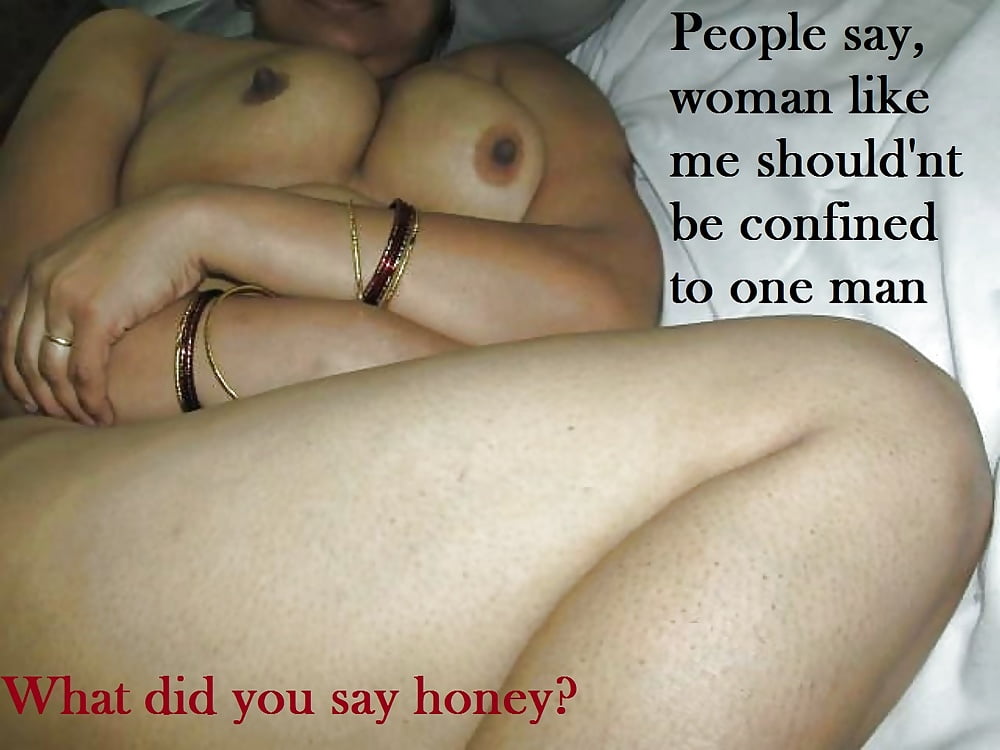 cuckold captions on my Indian Wife Shree shared with friend adult photos