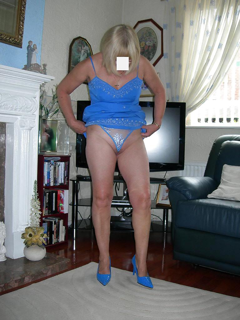 White and blue adult photos