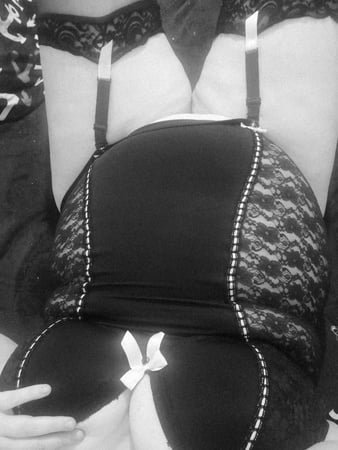 black and white lingerie         