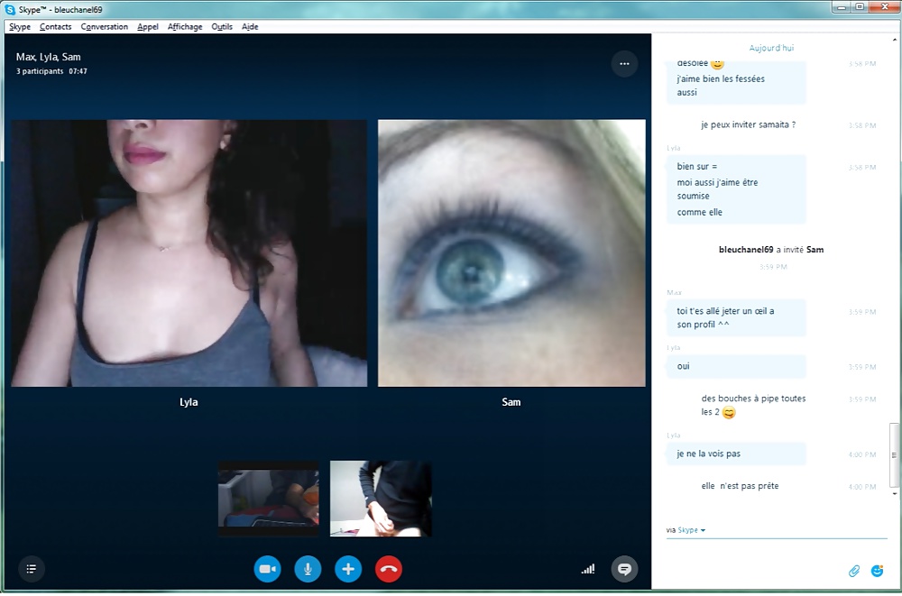 Skype video sex