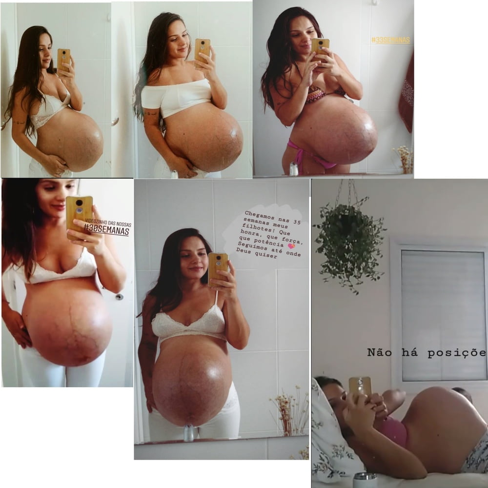 Big Preggo Bellies Part 2 - 12 Photos 