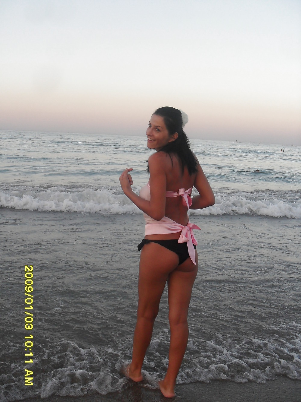 Black Sea Topless Familly adult photos