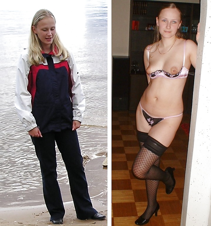 dressed and undressed adult photos