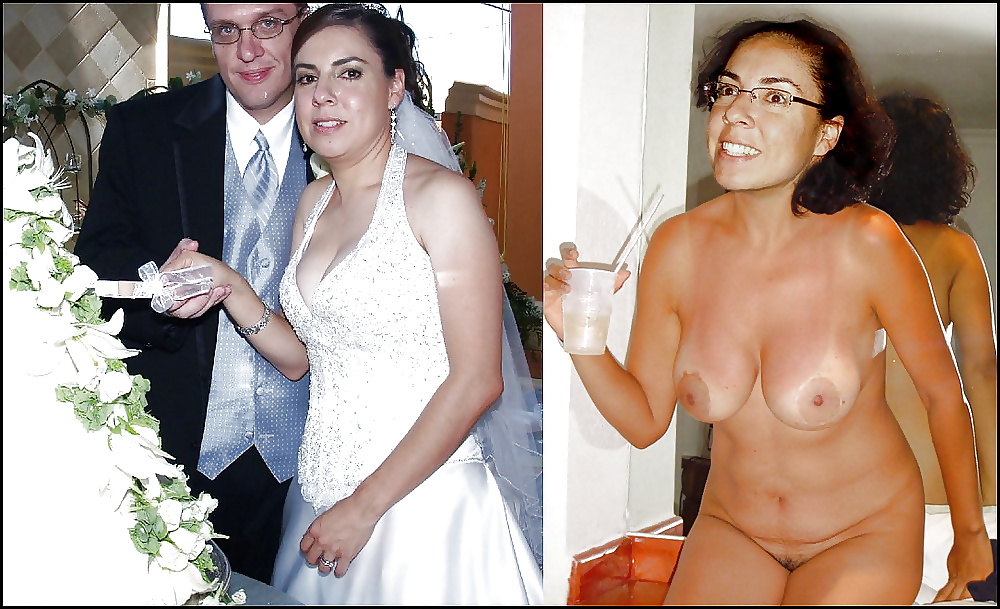 dressed undressed wedding adult photos