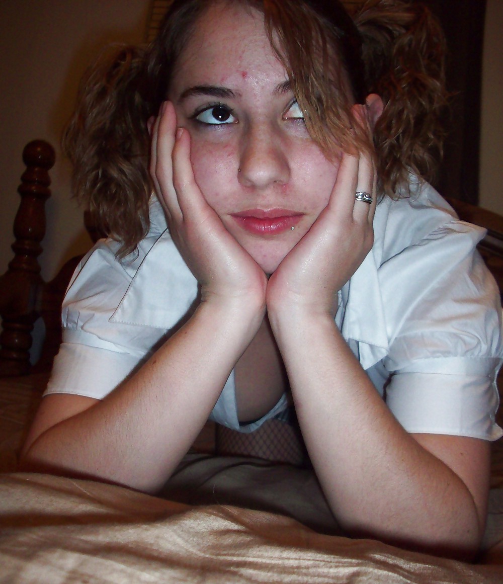Puffy tits and pigtail teen adult photos