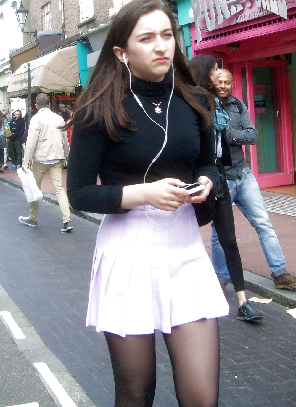 Candid Street Pantyhose -Tights #012 adult photos