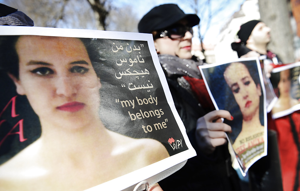 Femen 2013-04-04 Topless Jihad protest day adult photos