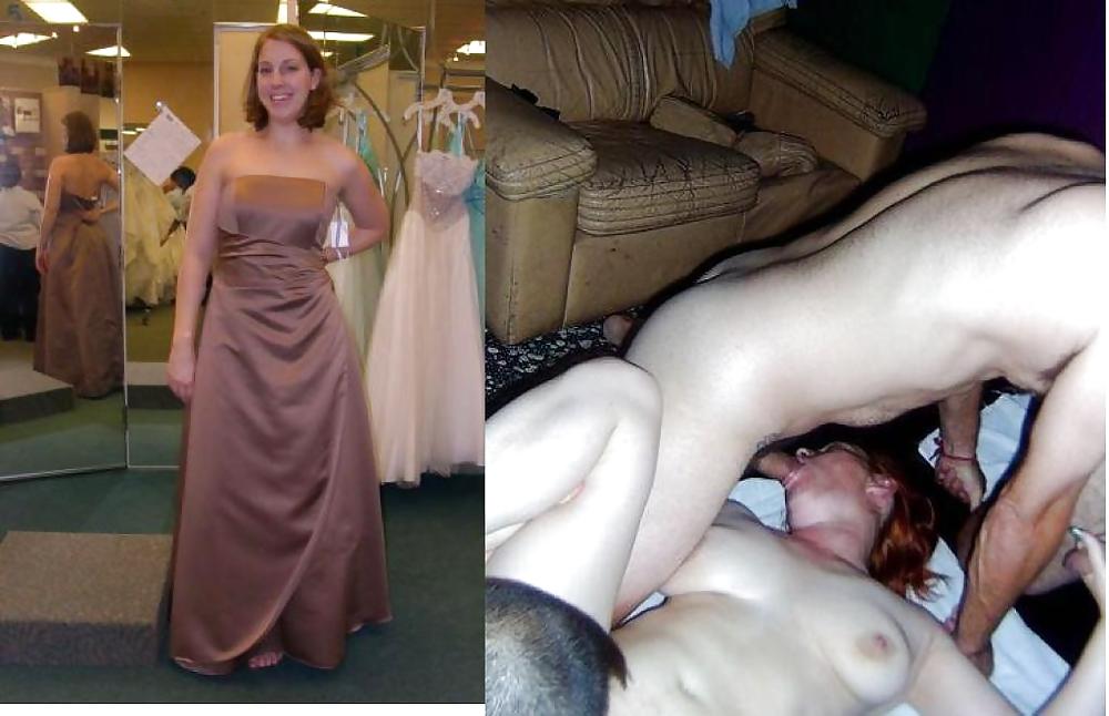 Real Amateur Brides - Dressed & Undressed 2 adult photos