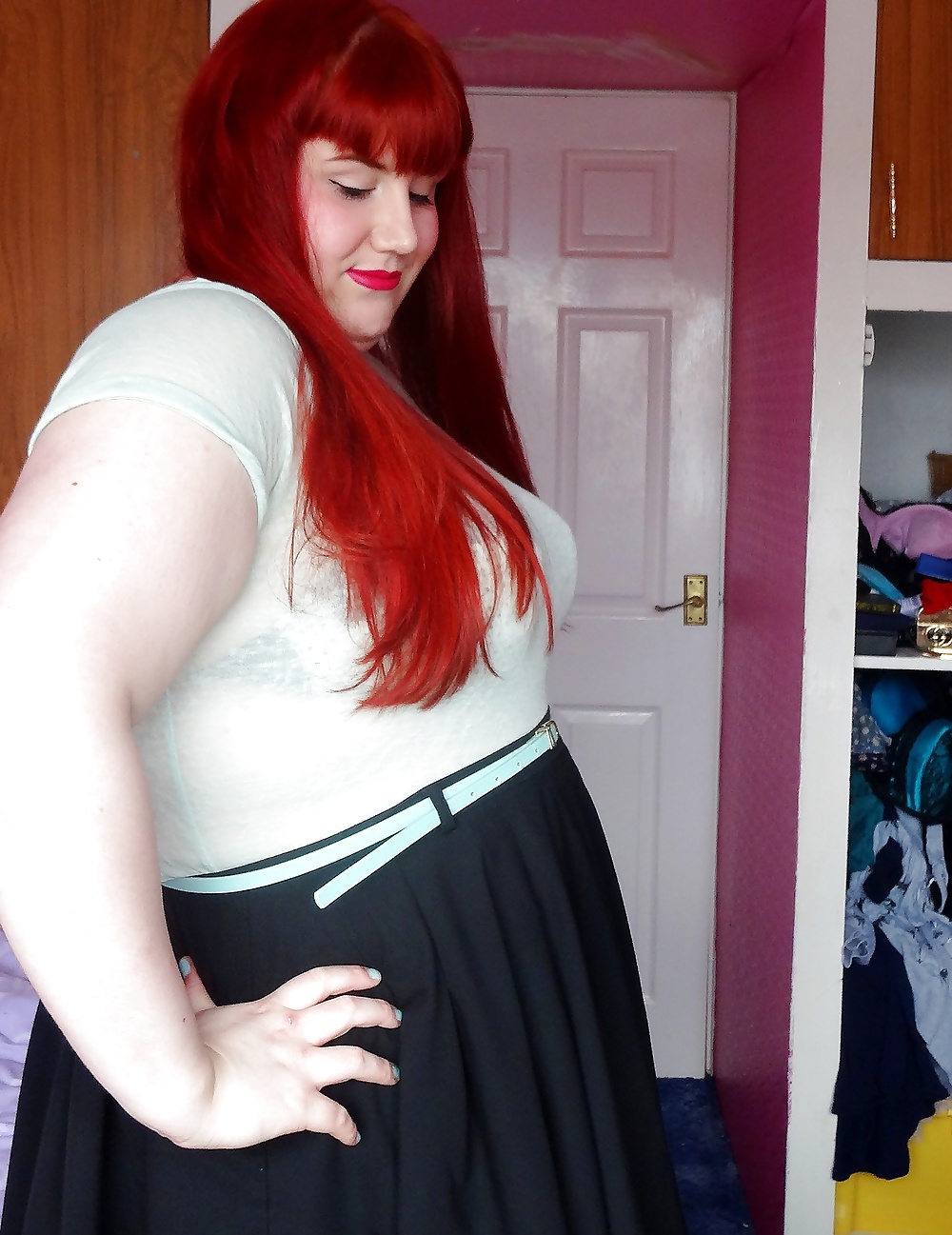 BBW Redhead adult photos