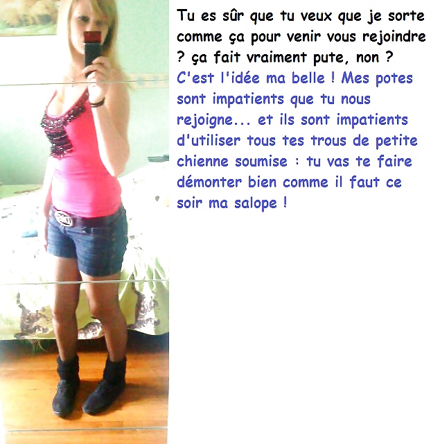 captions d'une blondasse adult photos