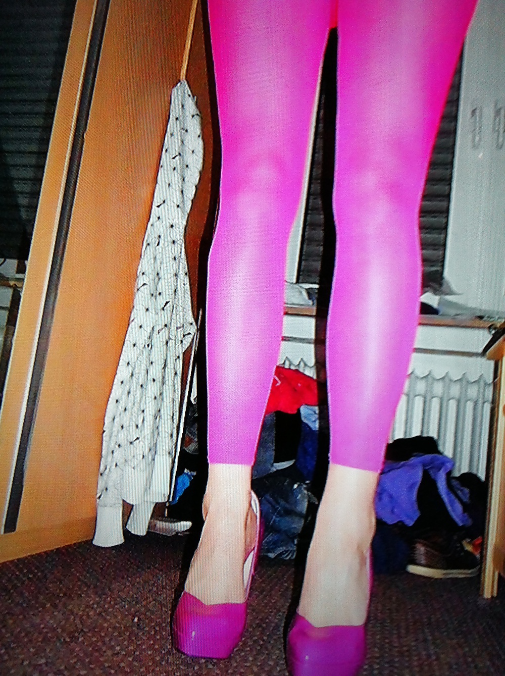 Meine Langen Beine mit Nylon und High Heels adult photos