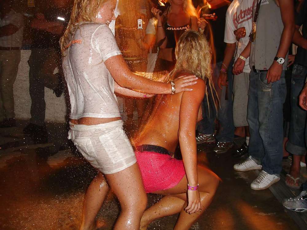 how the girls having fun in ayia napa Cyprus adult photos