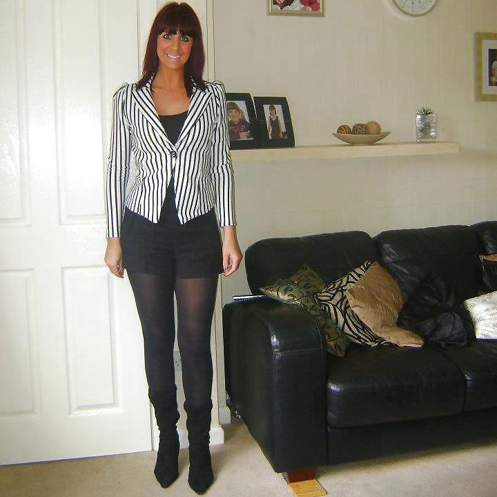 sexy MILF Emma with great legs. How to fuck? adult photos