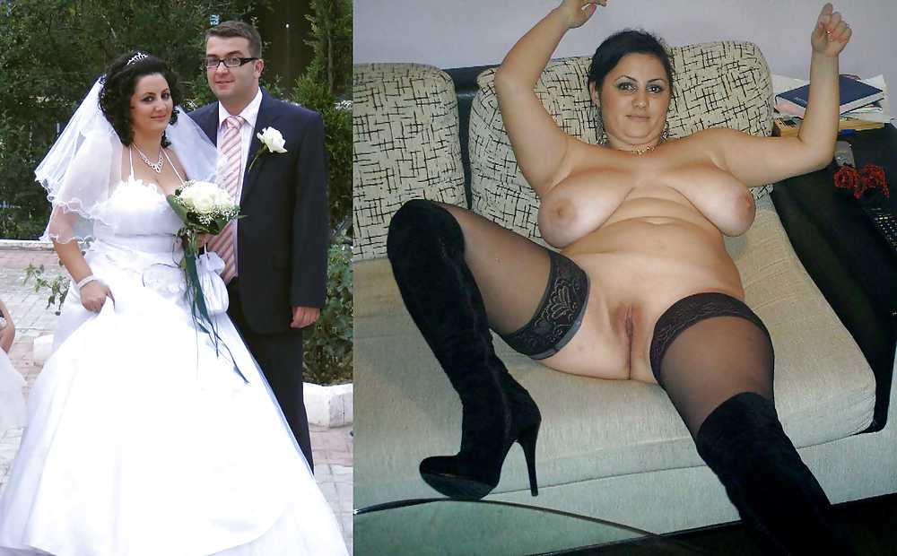 Real Amateur Brides - Dressed & Undressed 8 adult photos
