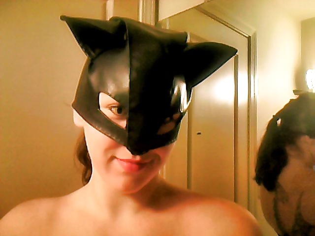 new mask for Catwoman cosplay and maybe some bdsm play adult photos