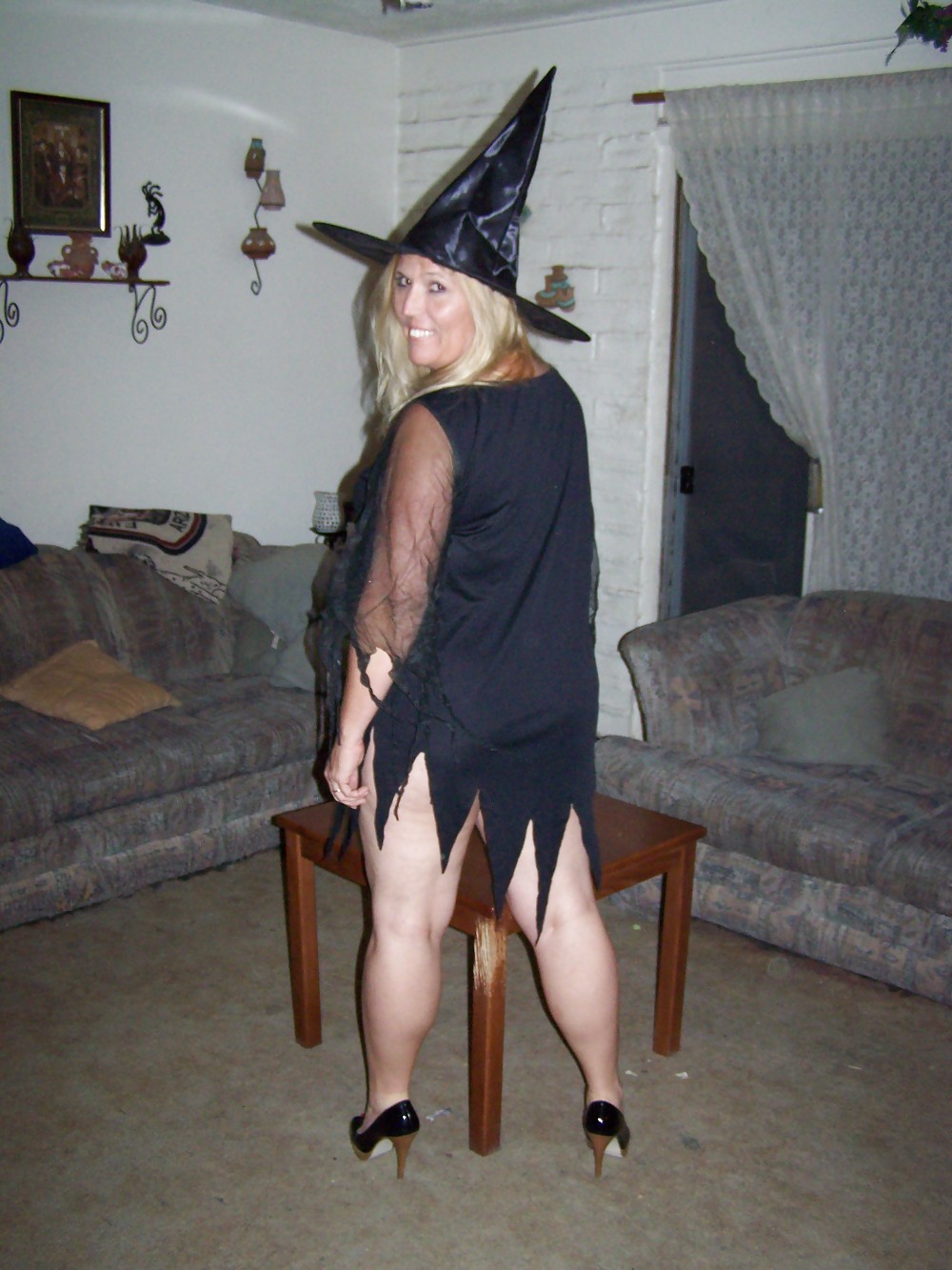 Wife on Halloween adult photos