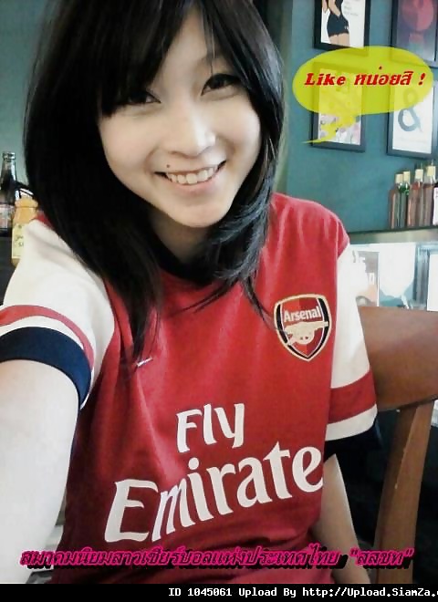 Amateur Self Shot In Football Shirts Thai adult photos