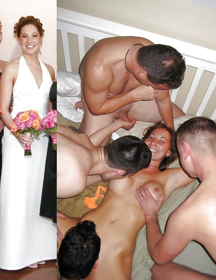 Real Amateur Brides - Dressed & Undressed 8 adult photos