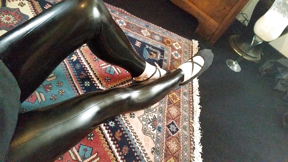 Latex Leggings Ballet adult photos