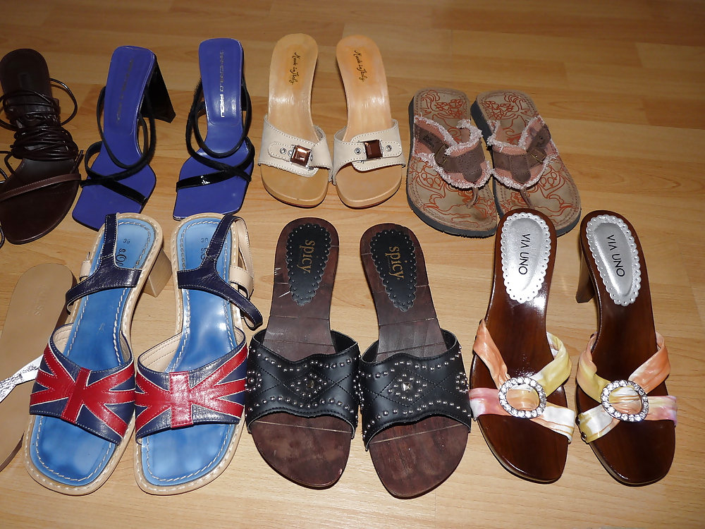 wifes shoe collection 2 adult photos