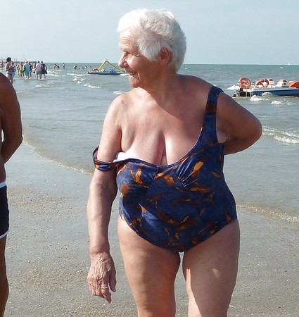 Grannies on beach 3