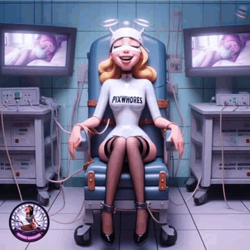 Pixwhores Experimental Enhanced: Animated Orgasmatron Gifs #28