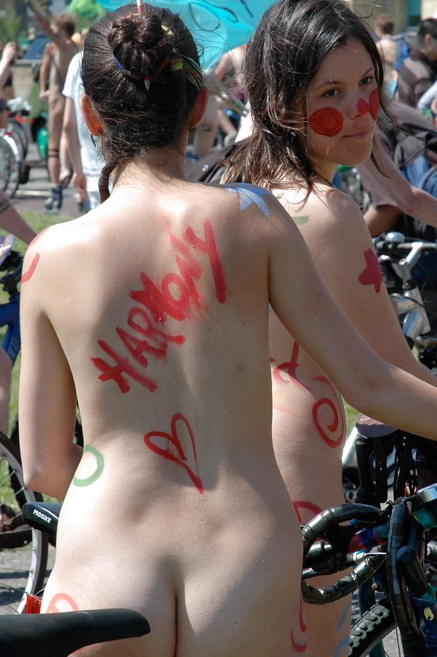 WNBR 2013 Nude Cuties with Nice Bushes adult photos