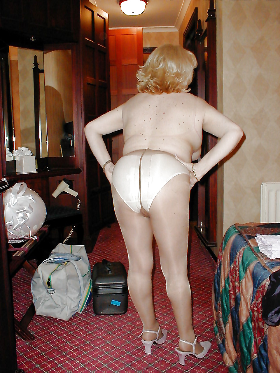 Pantyhose Mature Fat Bbw Amateur Granny Stocking Panties