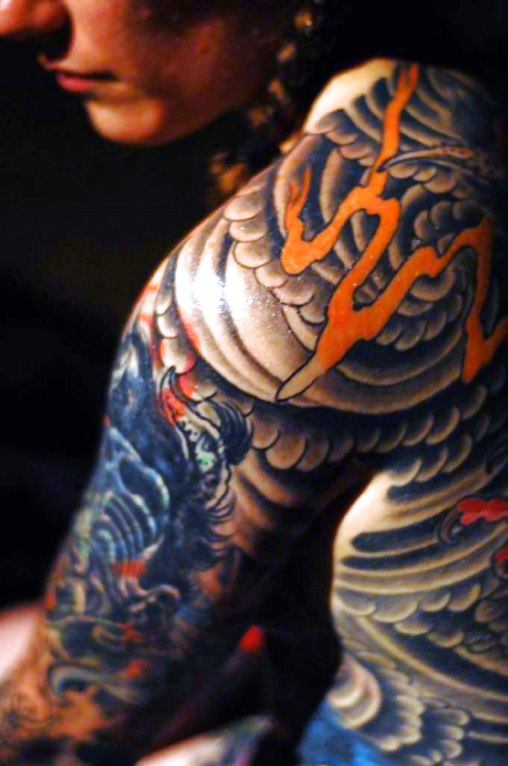 Tattooed woman adult photos