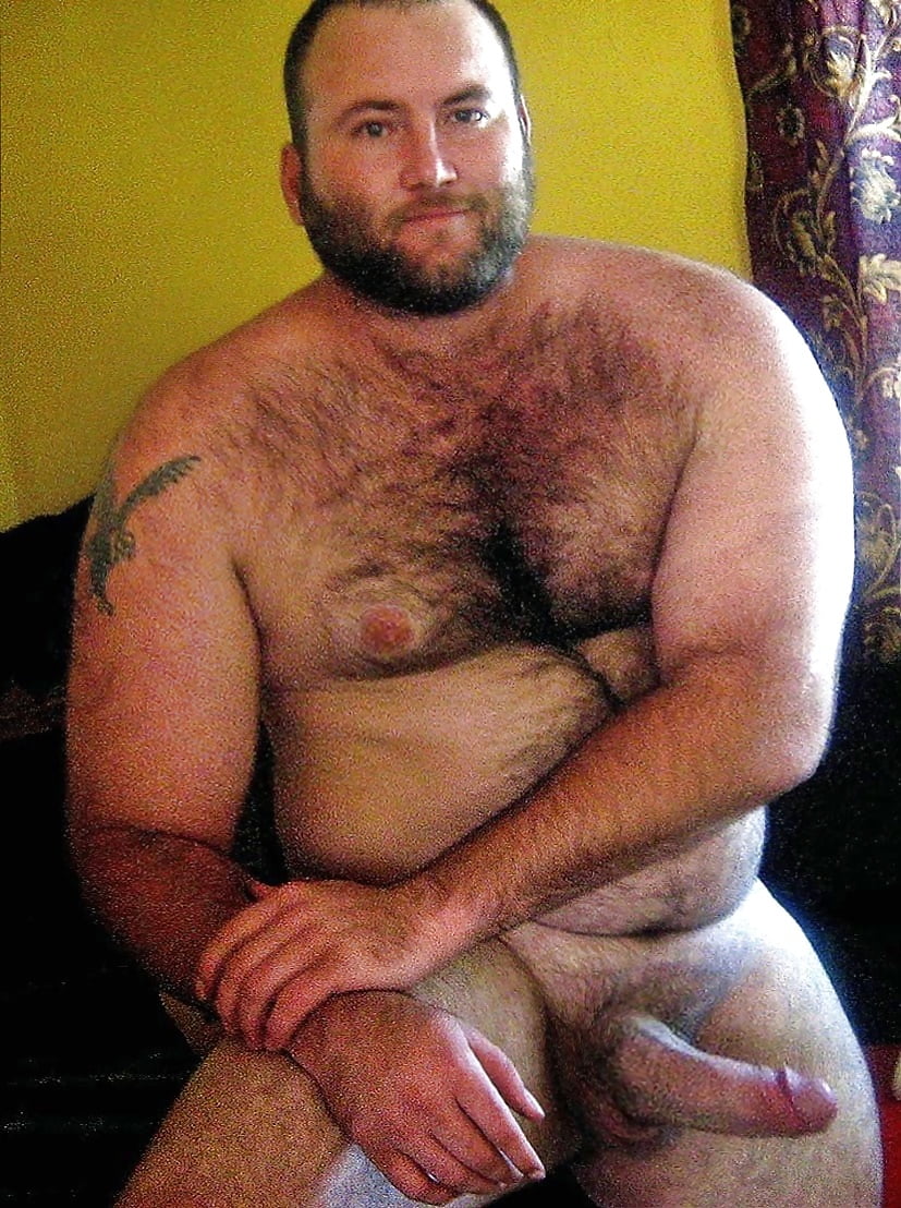 Gay men big daddy hairy chest bear hot guys style muscle boy facial hair mens underwear