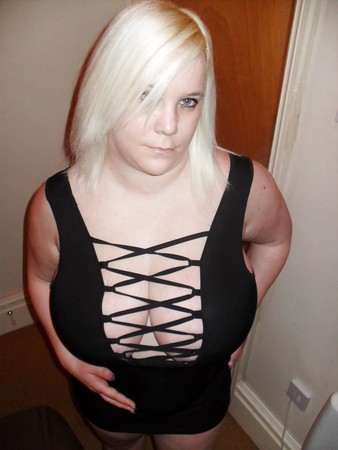 Blonde whore with big tits