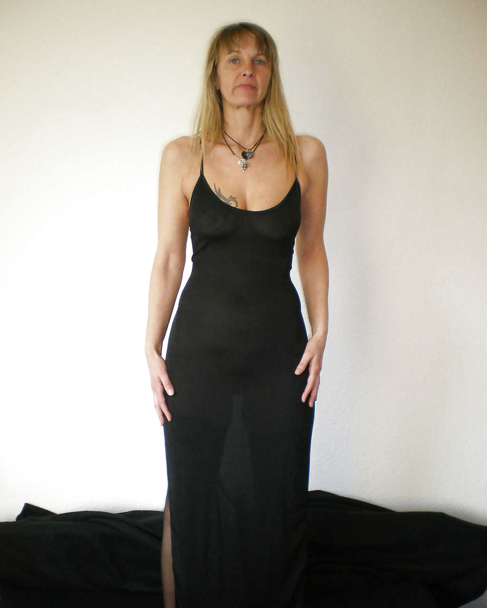 Lady in black adult photos