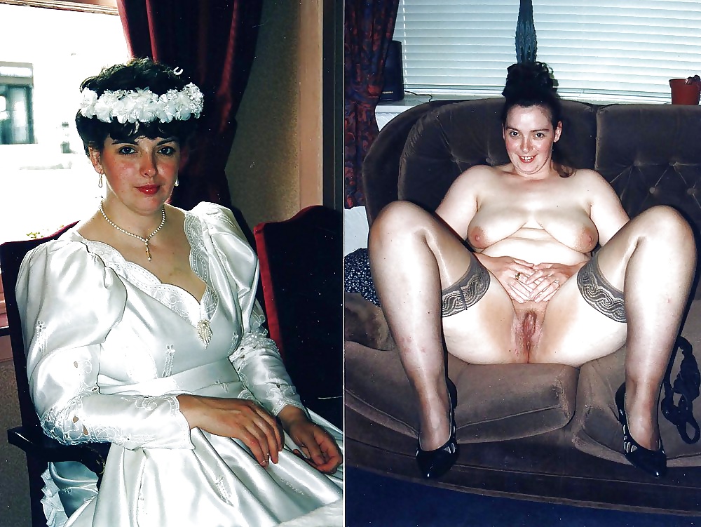 dressed undressed wedding adult photos