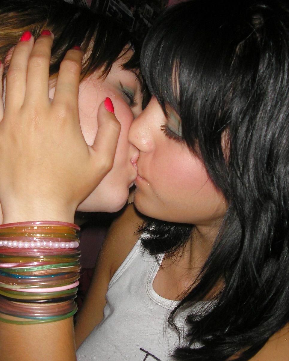 Girls kissing - N. C. adult photos