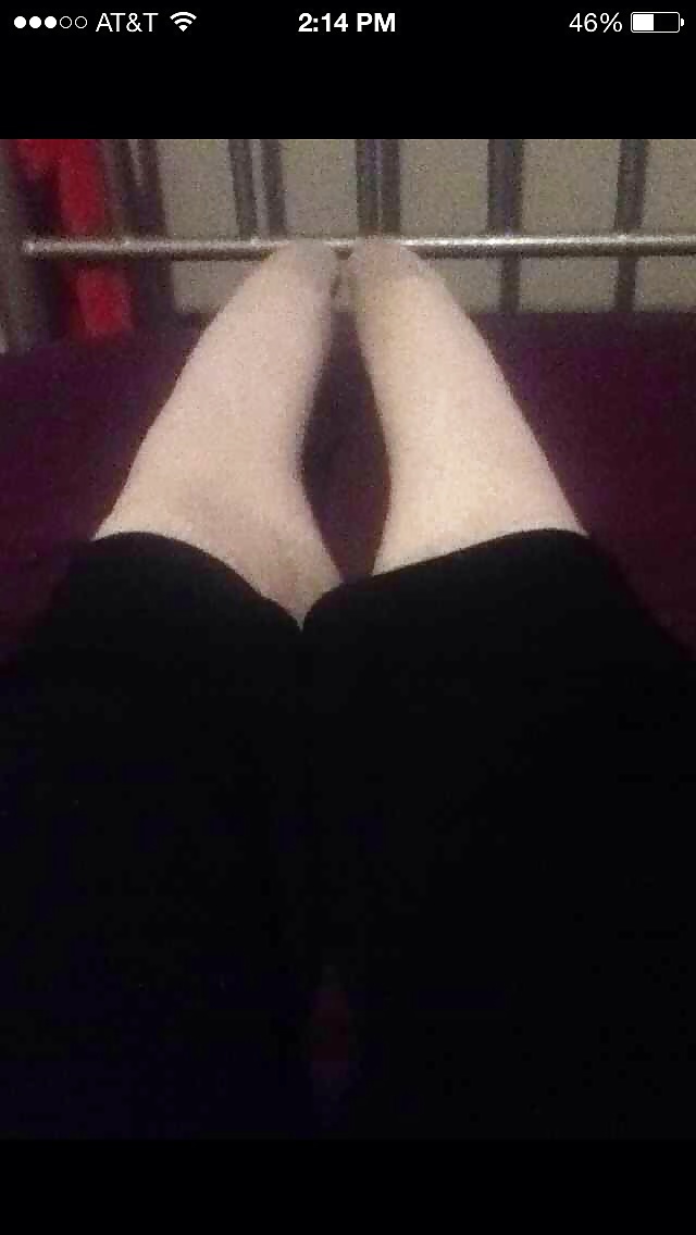 trisha stinky white ankle socks adult photos