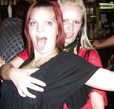 Danish teens-189-190-party cleavage breasts touched stomach adult photos