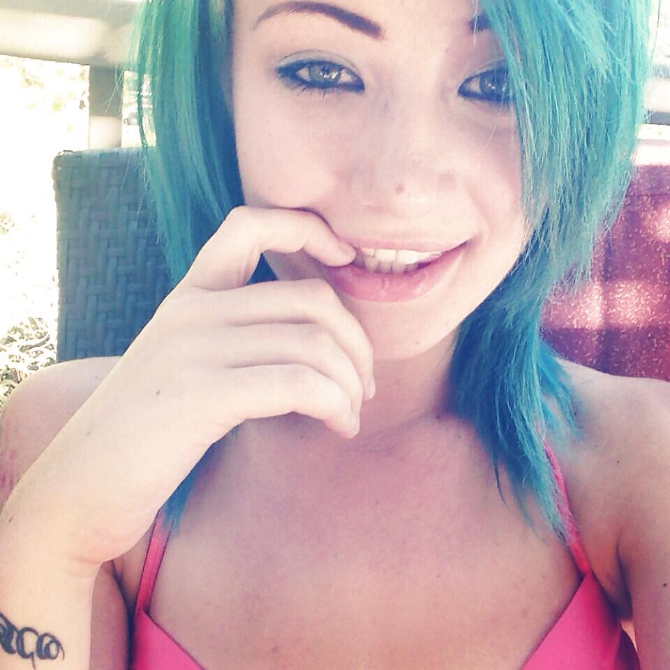 Dyed Hair Girls adult photos
