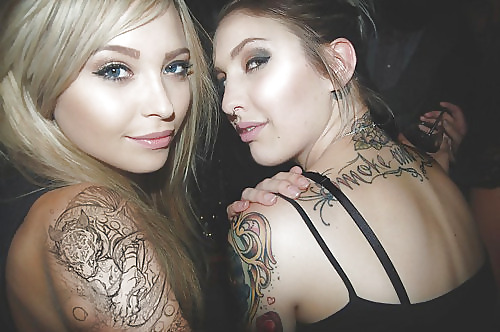 Sexy Tattooed Young Girls adult photos