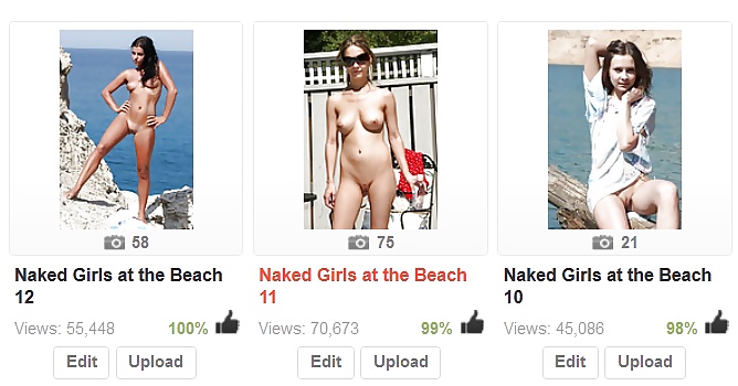 Naakt op het strand 6 adult photos