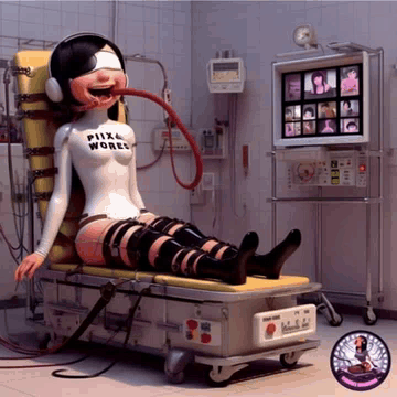 Pixwhores Experimental Enhanced: Animated Orgasmatron Gifs #6