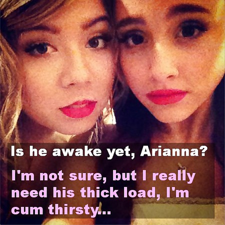 Jennette McCurdy and Arianna Grande captions - 5 Pics ...