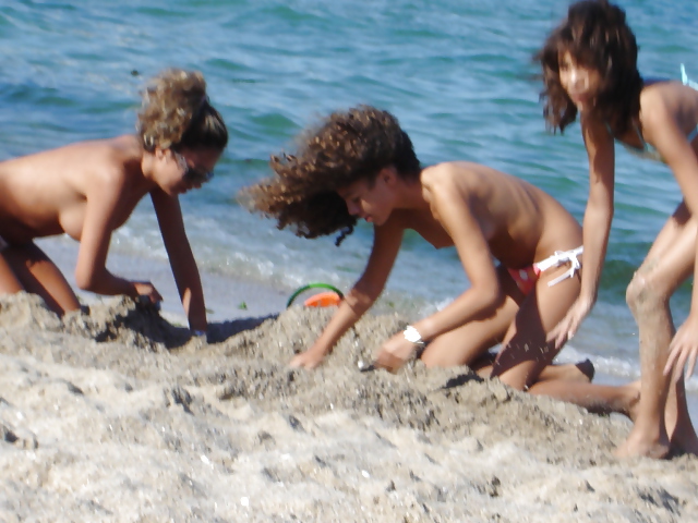 Bulgarian amateur girls on beach adult photos