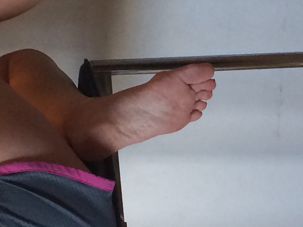 My wife's Size five feet.  Comment and tribute.  More to Cum adult photos