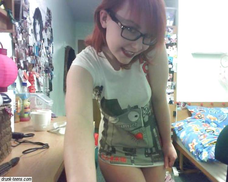 nerdy hipster Lauren adult photos