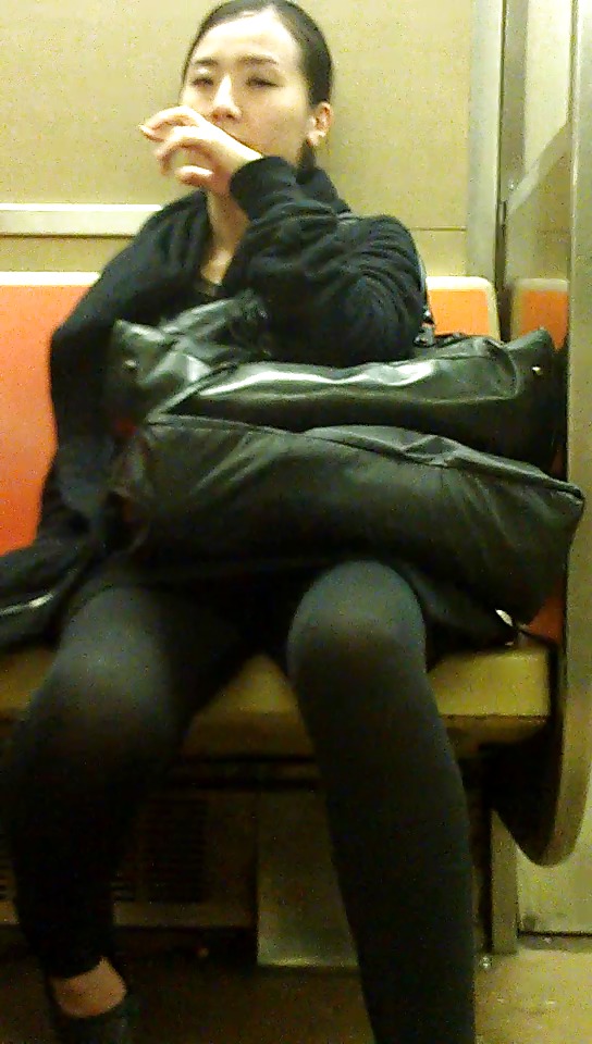 New York Subway Girls Asian Express Line adult photos