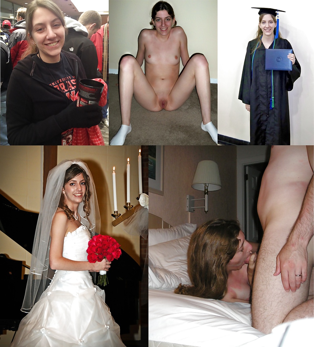 Real Amateur Brides Dressed Undressed 16 adult photos