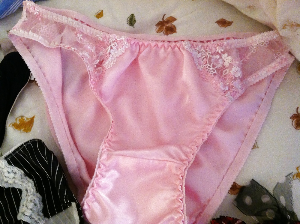 more pics of wifes satin panties and bras adult photos
