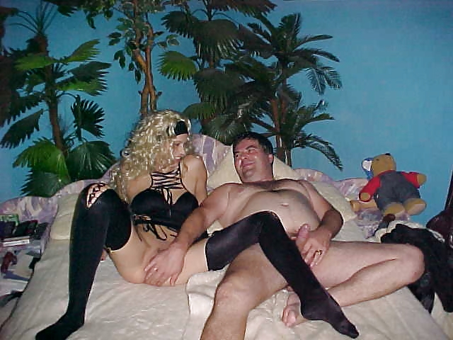 My after-party with a blond girl and a bi-sexual tranny adult photos