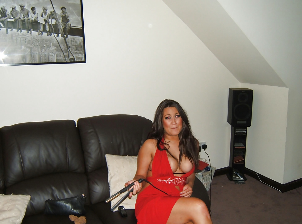 Sexy Chav red dress adult photos